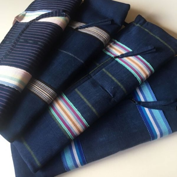 Sasha Striped Recycled Tote Bag