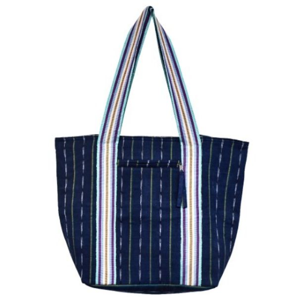 Striped Recycled Sasha Tote Bag