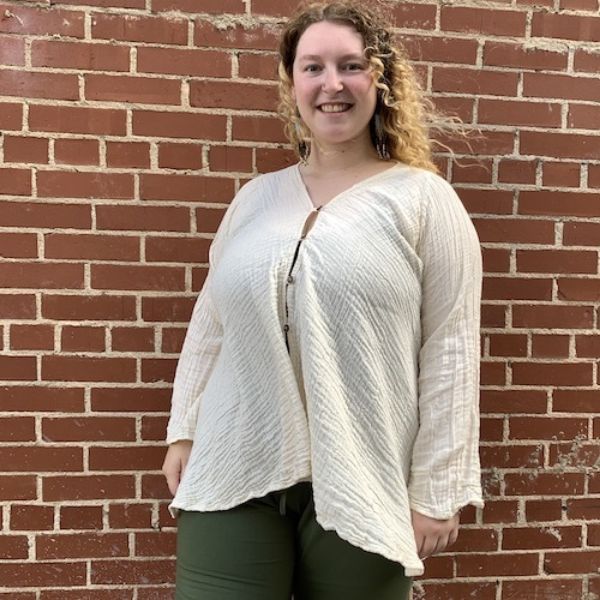 Cotton Gauze Coco Button Up Cardigan