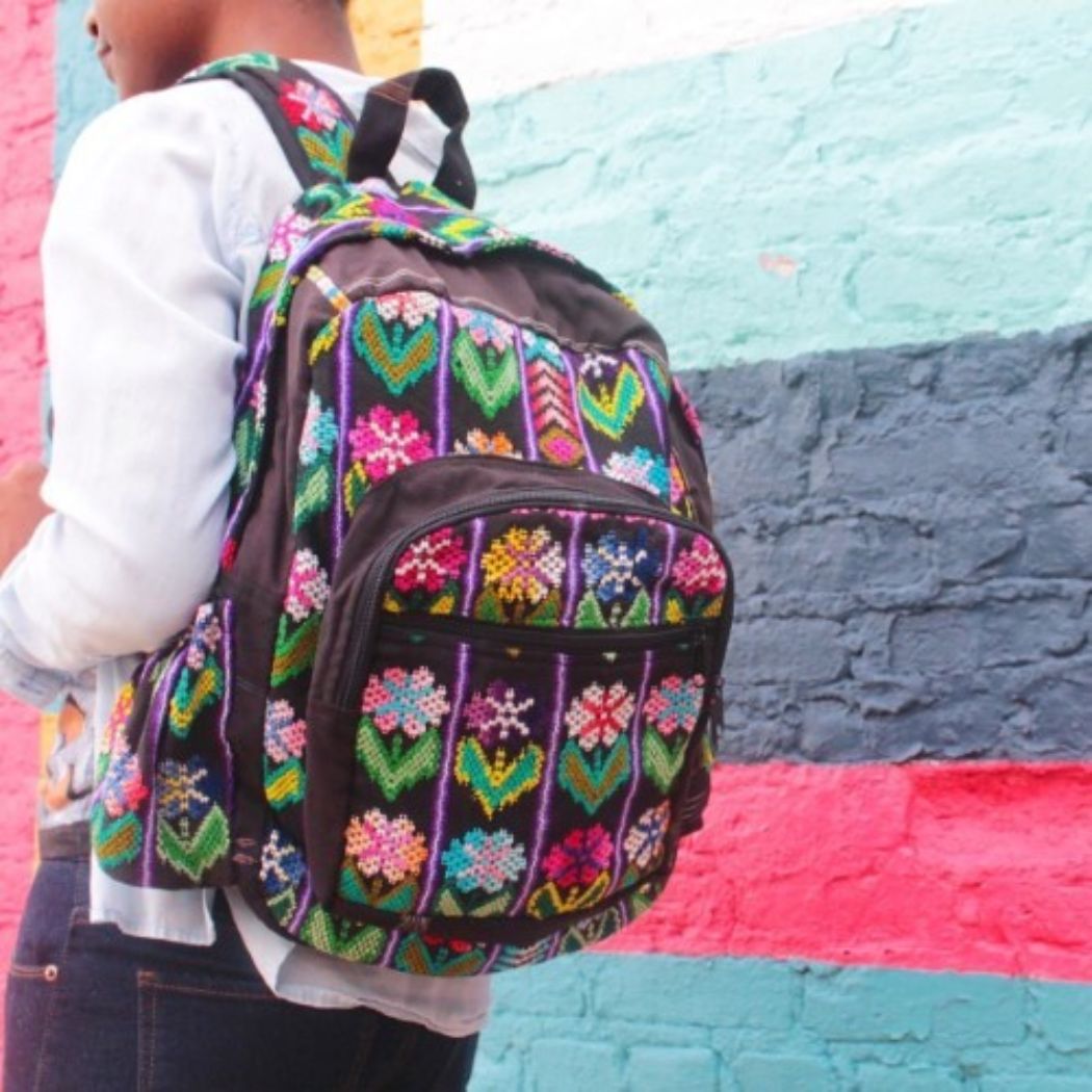 Picture of Zunil Repurposed Cotton Backpack