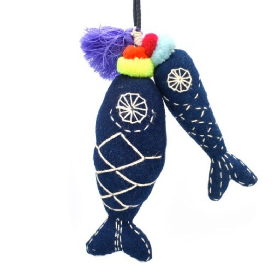 Picture of friendly fish cat toy