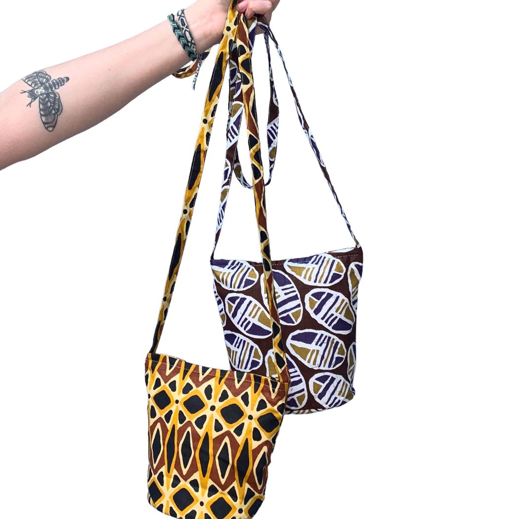 Picture of african print bucket bag