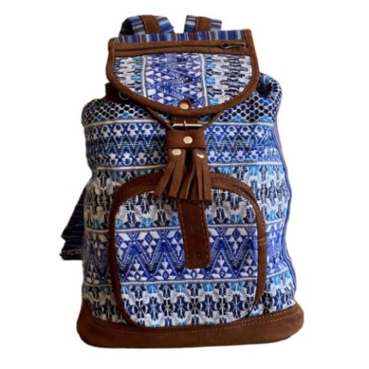 Picture of baby bella leather trim backpack