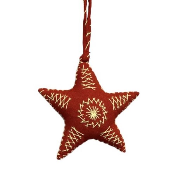 Picture of superstar hand-stitched ornament