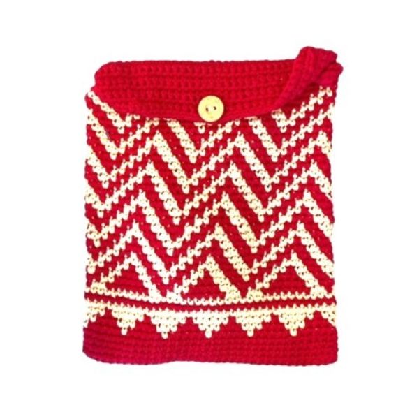 Picture of Crocheted Cotton Passport Bag