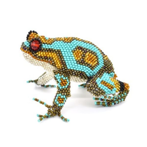Picture of beaded happy frog