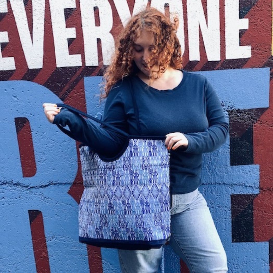 Picture of corte huipil travel tote