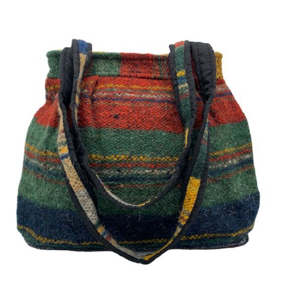 Picture of multi chica woolen purse