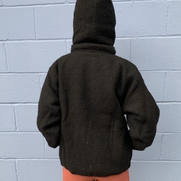 Picture of comalapa hooded wool jacket