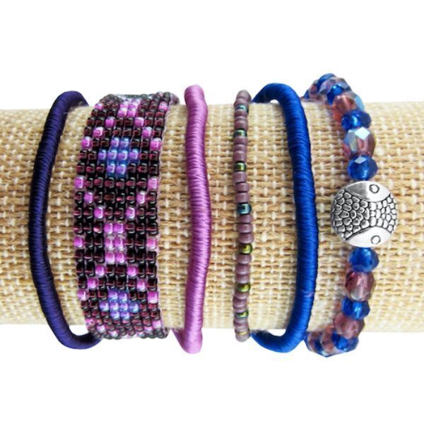 Picture of potpourri multi wrap bracelet 