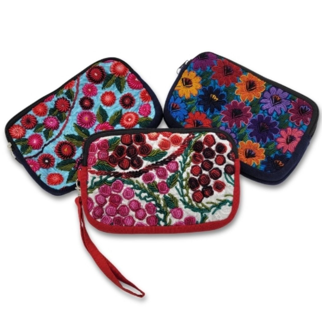Picture of rococo embroidered wristlet