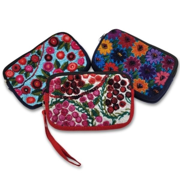 Picture of rococo embroidered wristlet