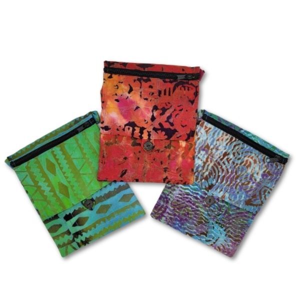 Picture of batik passport bag