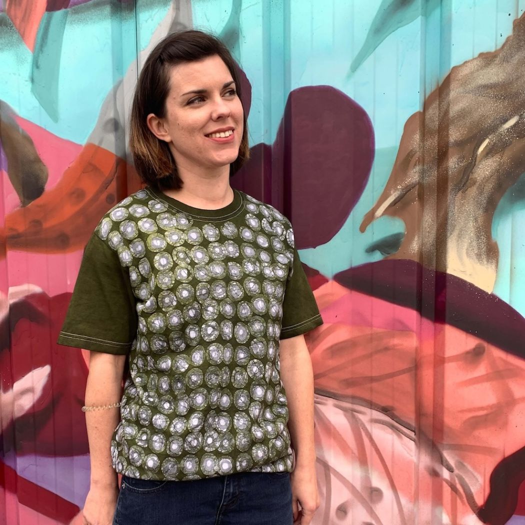 Targets Batik Print Cotton T-Shirt