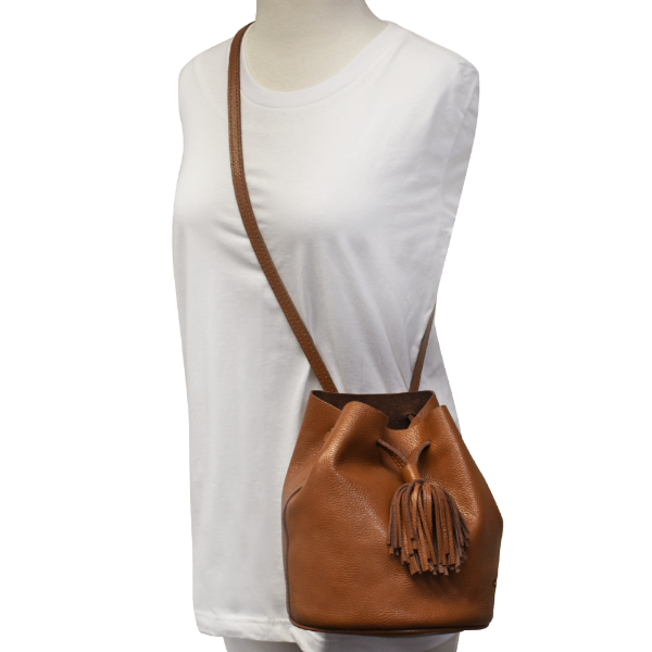 Picture of Bike Leather Crossbody Bag