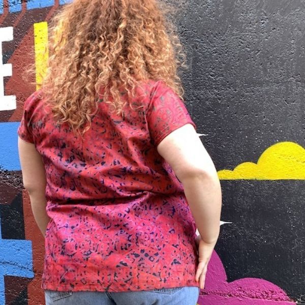 Scarlett Batik Cap Sleeve Top