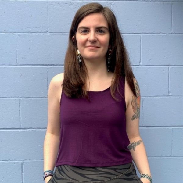 Purple Solid Go-To Tank Top