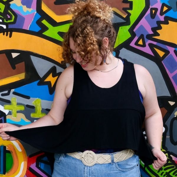 Angel Asymmetrical Tank Top