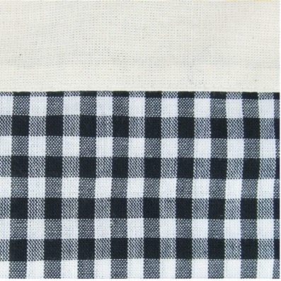 black gingham