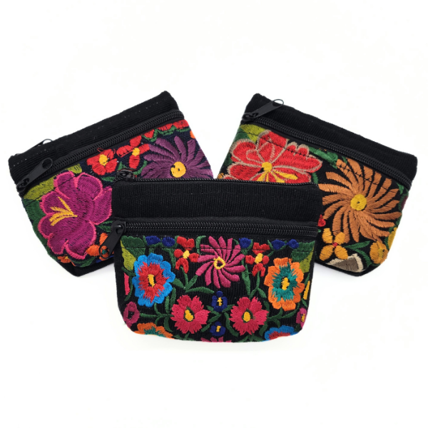 Picture of two pocket flower pouch