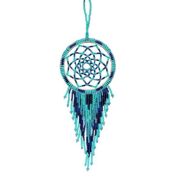 Picture of beaded dream catcher ornament - medium