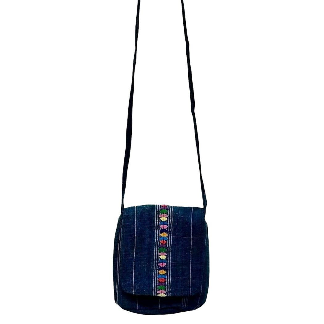 Blue Corte Crossbody Bag