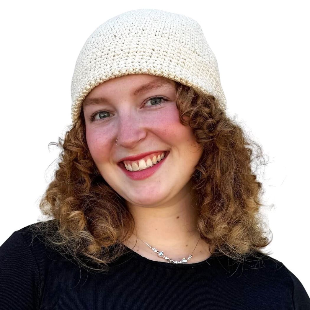 Picture of cuffed crocheted kufi hat