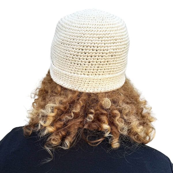Picture of cuffed crocheted kufi hat
