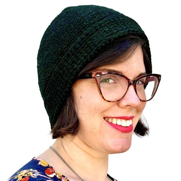 Picture of cuffed crocheted kufi hat