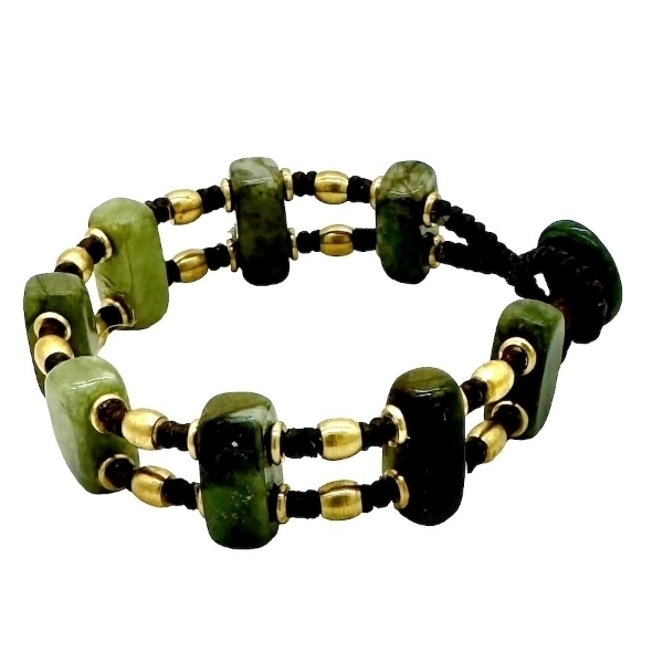 Picture of jade ladder bracelet