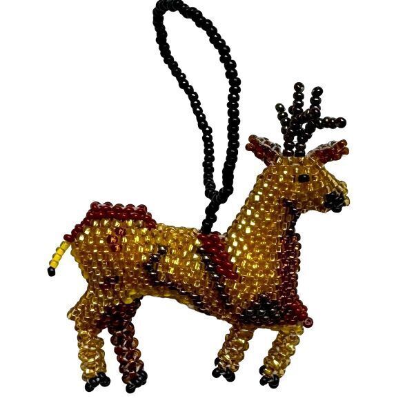 Picture of beaded holiday ornament