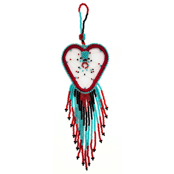 Heart Beaded Dream Catcher