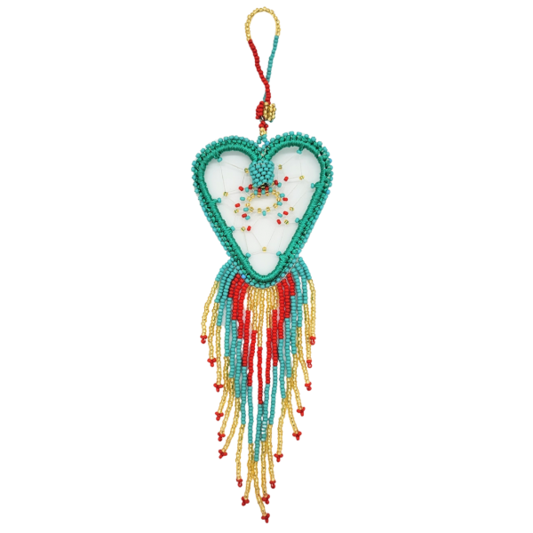 Heart Beaded Dream Catcher