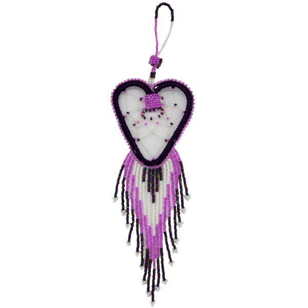 Heart Beaded Dream Catcher