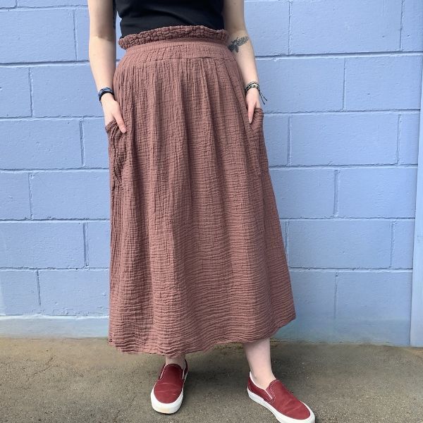 Picture of gauzy cotton skirt