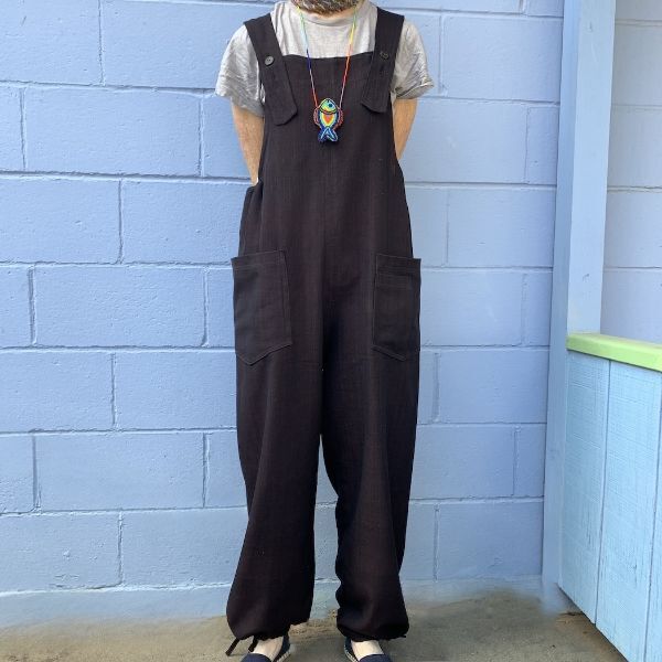 Picture of ikat overalls