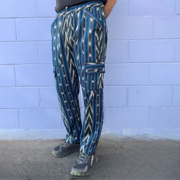 Picture of ikat cargo pants