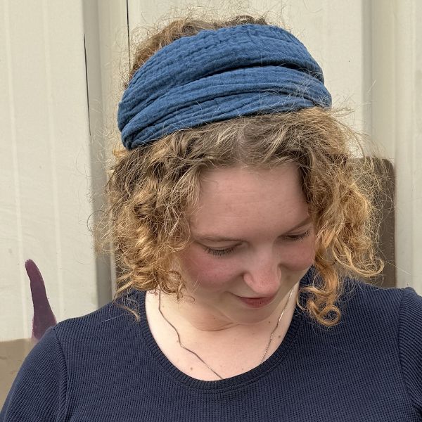 Picture of gauzy cotton headwrap