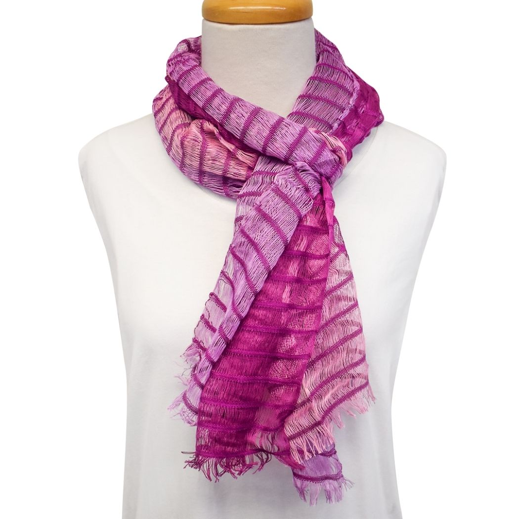 Picture of loose weave cotton scarf