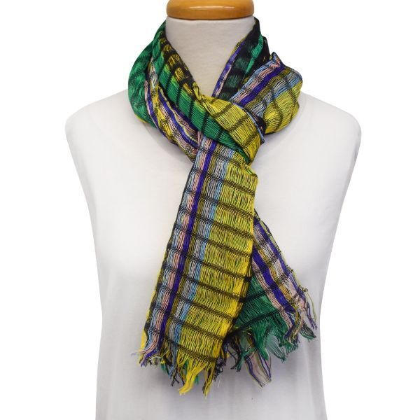 Picture of loose weave cotton scarf