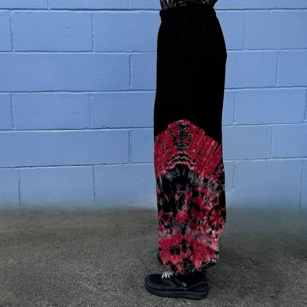 	Split Tie Dye Harem Pants