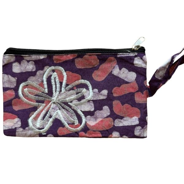 Picture of batik floral wristlet - mini