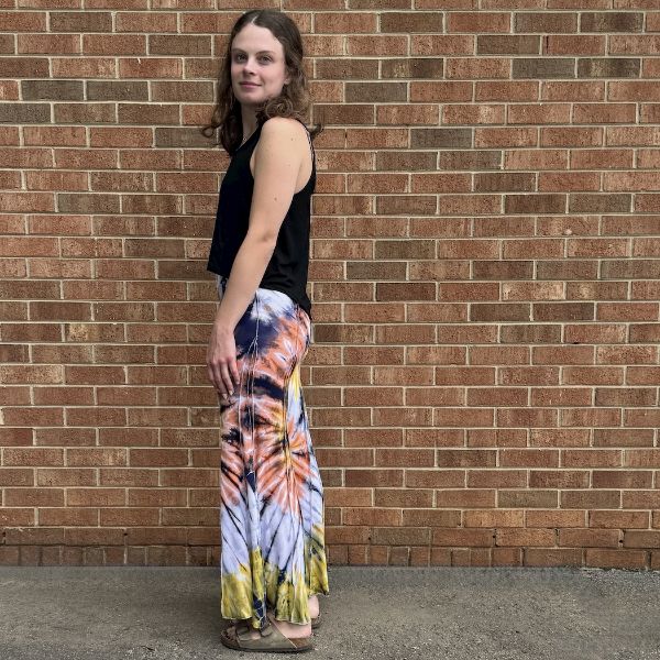 	Sunny Tie Dye Flared Pants