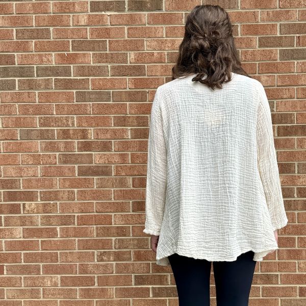 Cotton Gauze Coco Button Jacket