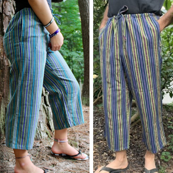 Picture of ikat cropped pants