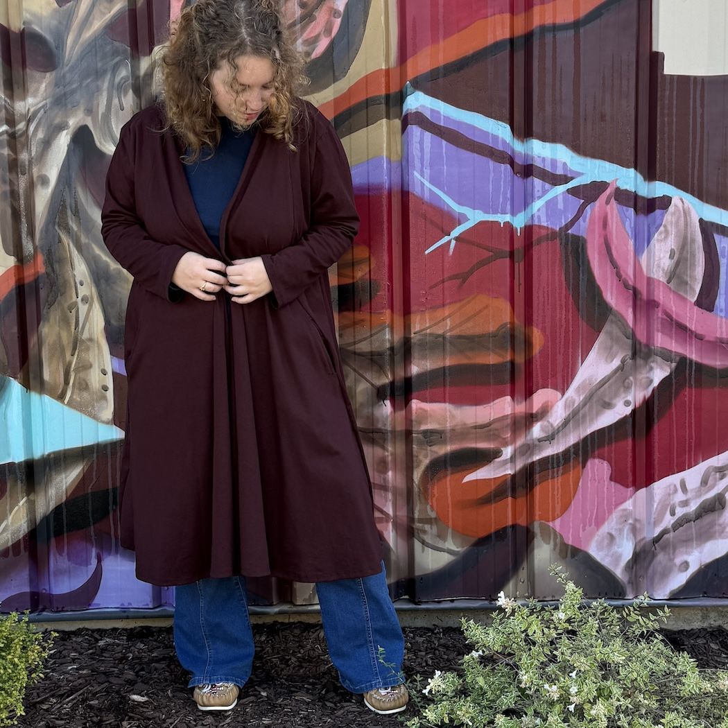 Open Front Maxi Cardigan Jacket