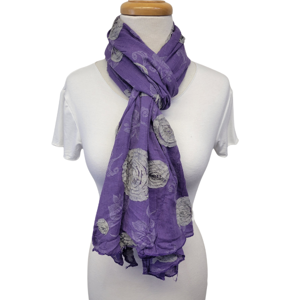 Picture of flower garden scarf