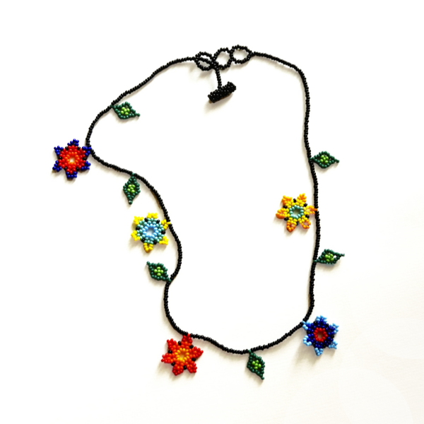 Picture of beaded blossom necklace