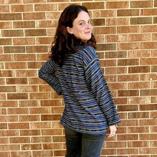 Picture of long sleeve ikat t-shirt
