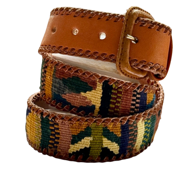Picture of multicolor woven belt